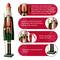 Glitzhome® 3.5ft. Wooden Christmas King Nutcracker
